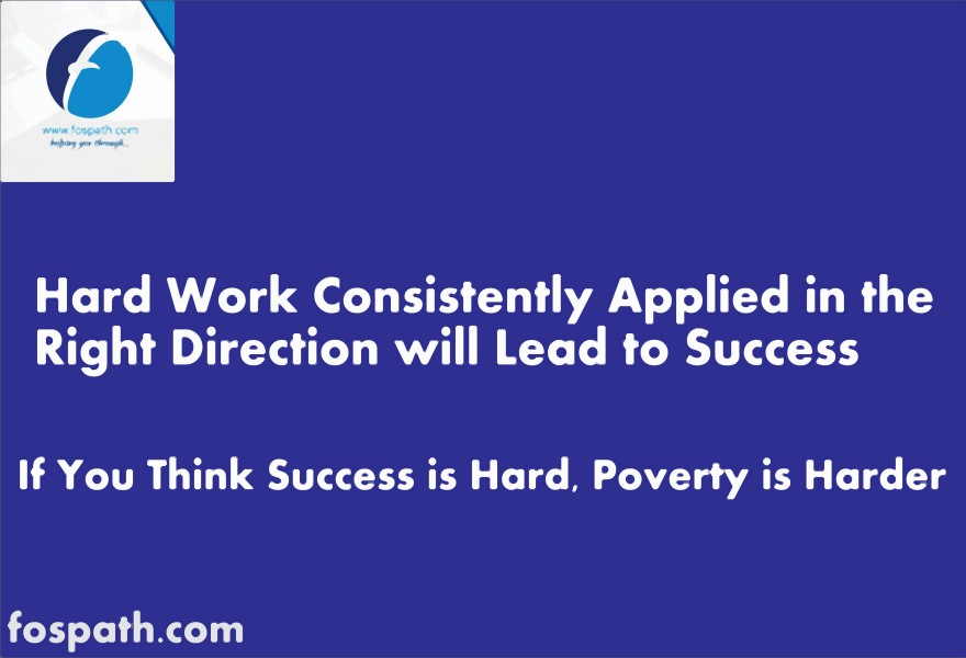 Hard Work Success Quotes