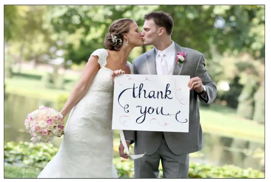 Thank You Message for Attending Wedding
