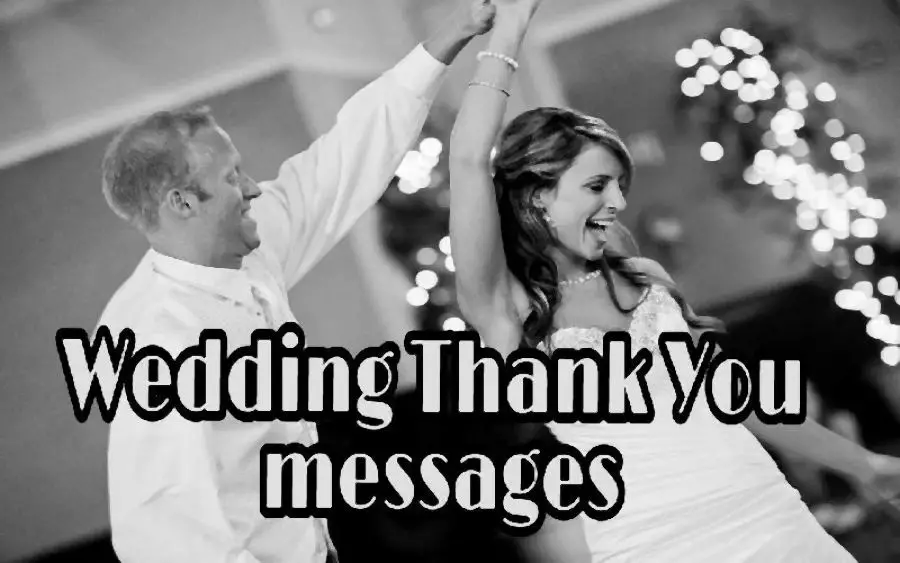 Appreciation Message After Wedding