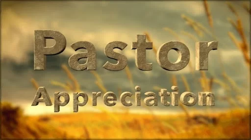 Words Of Appreciation to Pastor