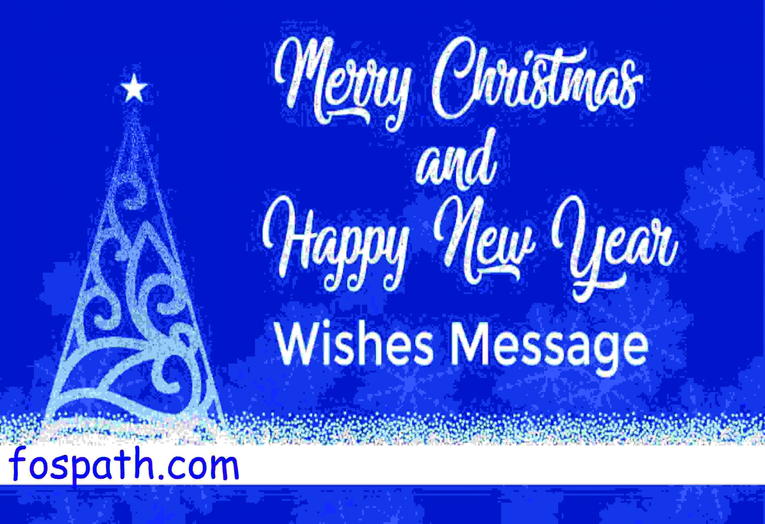 I Wish You a Merry Christmas and a Happy New Year
