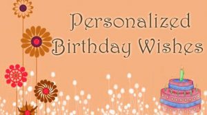 Personalized Birthday Message Online