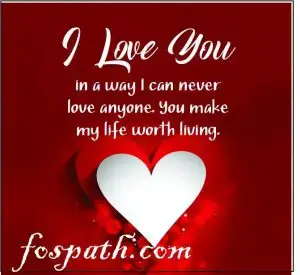 Sweet words for my wife