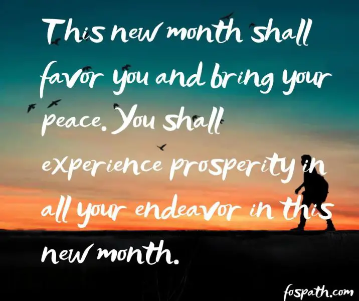 New Month Blessings