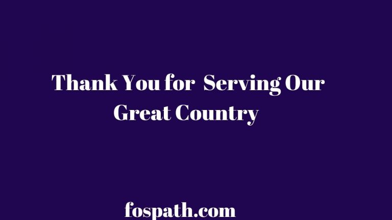 61 Thank You For Serving Our Country Quotes